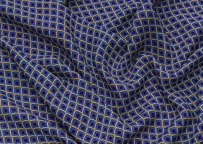 Sicily, Blue - Twist&Fit Roman Blind - Image 4